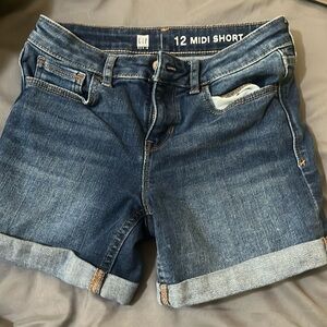Gap kids denim shorts size 12